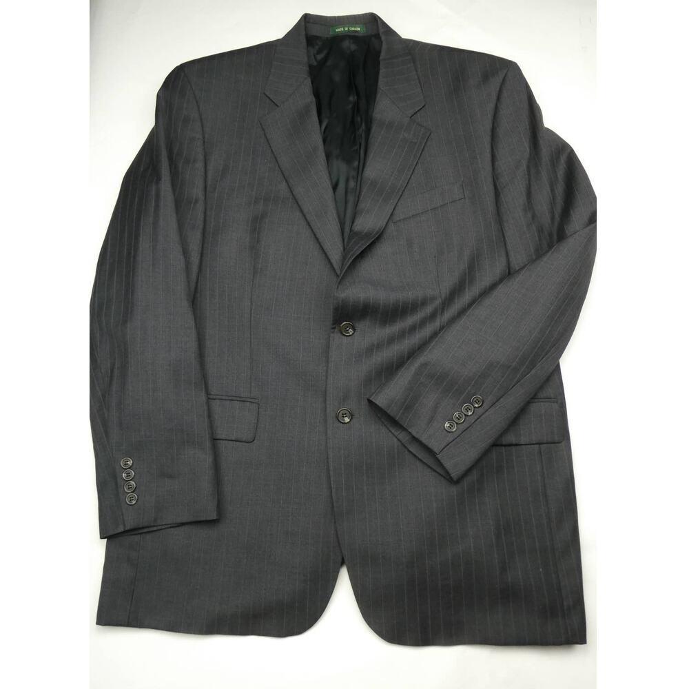 men's Lauren Ralph Lauren gray pinstripe sport coat, 44L